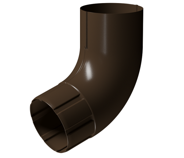 Колено 72° D90 Döcke STAL PREMIUM Каштан, (RAL 8017) купить в Копейске