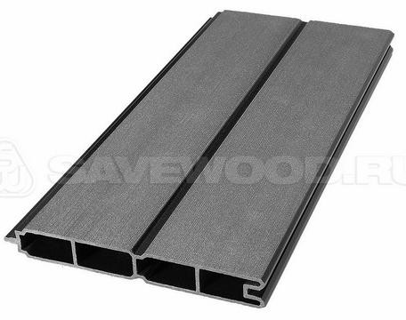 Заборный профиль из ДПК Savewood SW Agger матовый чёрный купить в Копейске