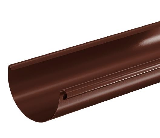Водосток Aquasistem, система 150/100 - Водосточный желоб 3.00м RAL 8017 Коричневый купить в Копейске