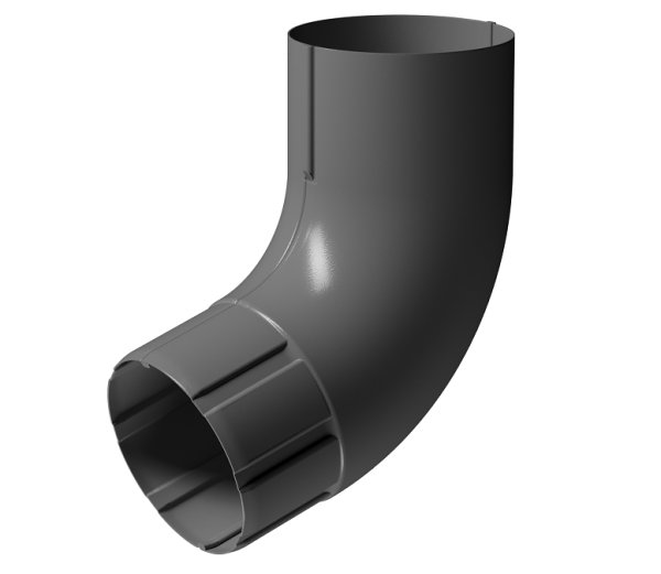 Колено 72° D90 Döcke STAL PREMIUM Графит, (RAL 7024) купить в Копейске