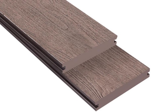 Террасная доска ДПК Outdoor 3D полнотелая NEVADA/CALIFORNIA BROWN коричневая микс купить в Копейске