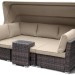 Диван-Трансформер AFINA плетеный из иск. ротанга AFM-320B Brown купить в Копейске