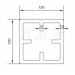 Столб SEQUOIA Evolution 3D WOOD BLACK купить в Копейске
