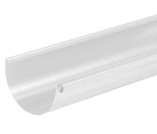 Водосток Aquasistem, система 125x90 - Водосточный желоб 3.00м RAL 9003 Белый купить в Копейске