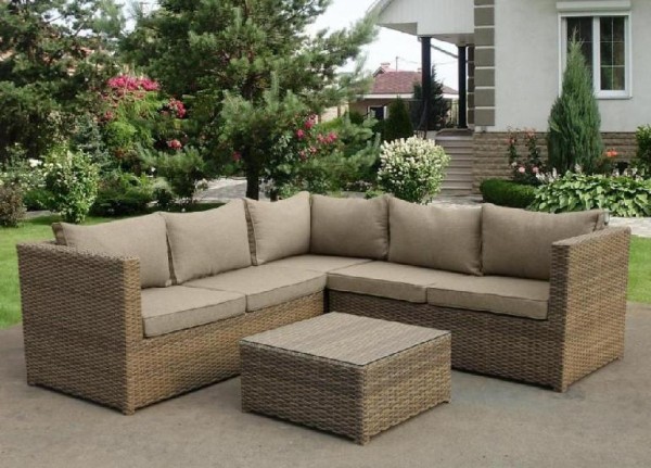 Комплект мебели AFINA плетеной из иск. ротанга YR825B Beige купить в Копейске