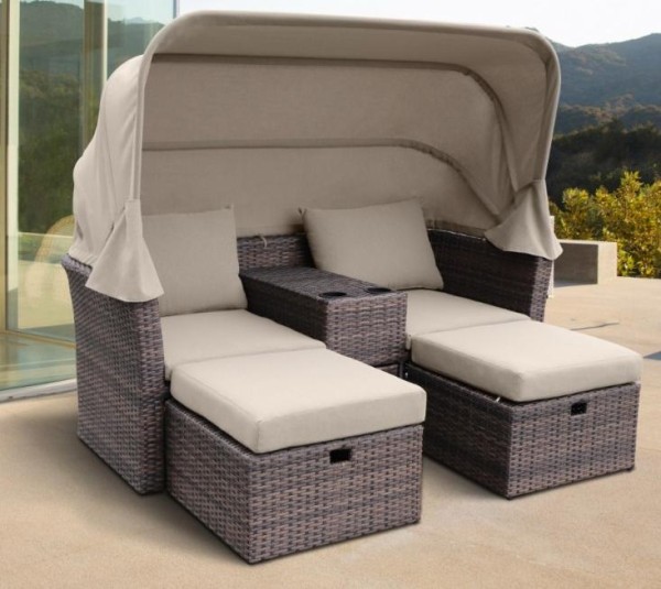 Комплект мебели AFINA плетеной из иск. ротанга AFM-330B Brown купить в Копейске