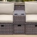 Комплект мебели AFINA плетеной из иск. ротанга AFM-330B Brown купить в Копейске