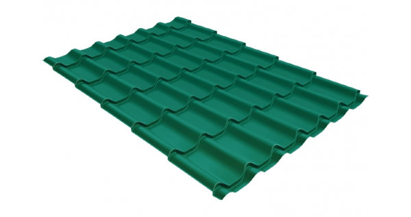 Металлочерепица классик 0,5 Satin RAL 5021 купить в Копейске