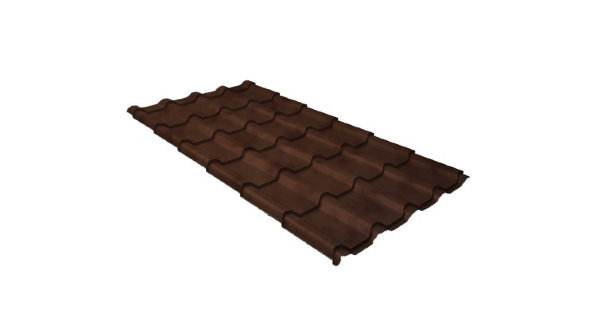 Металлочерепица камея 0,45 Safari Twincolor Brown купить в Копейске