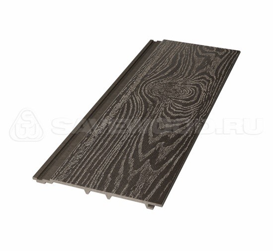 Сайдинг из дпк savewood sw-cedrus тангенциальный распил темно-коричневый купить в Копейске