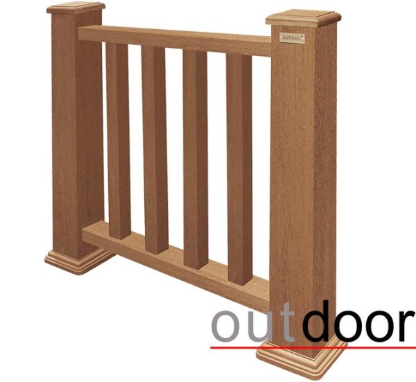 Ограждение из ДПК Outdoor Классик 3D STORM дуб купить в Копейске