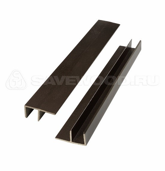 F-профиль ДПК Savewood – Тёмно-коричневый купить в Копейске