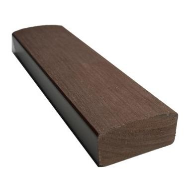 Лавочный брус Ecodecking Некст полнотелый брашированный 70х35 шоколад купить в Копейске
