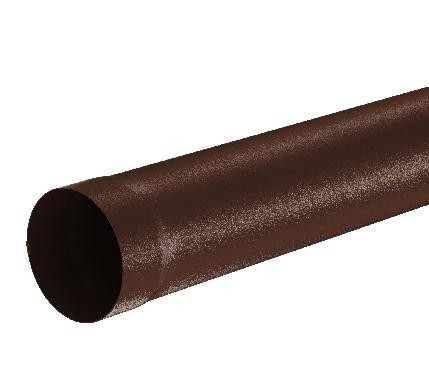 Водосток Aquasistem, Система 150/100 - Труба водосточная 1.00м RAL 8017 Коричневый matt купить в Копейске