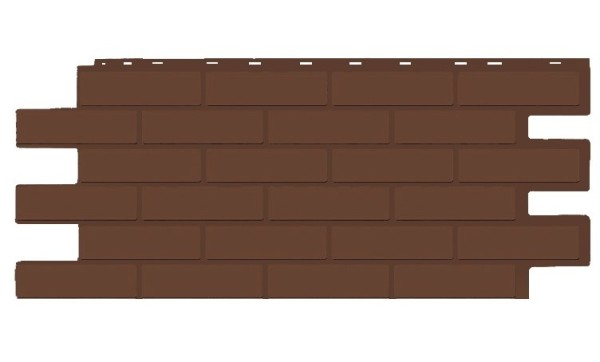 Фасадная панель T-Siding Кирпич Модерн Эко Браун купить в Копейске