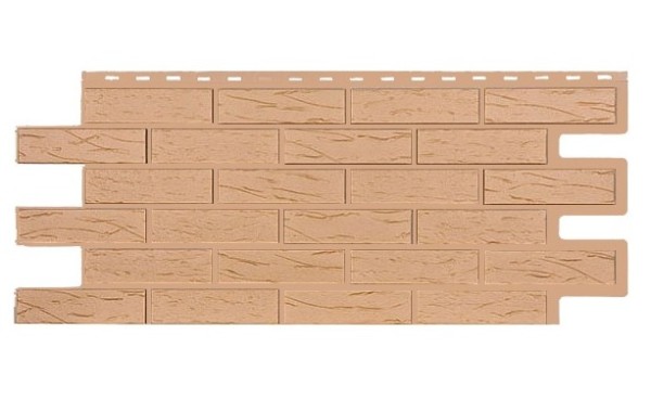 Фасадная панель T-Siding Кирпич Саман Эко Крем купить в Копейске