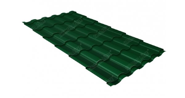 Металлочерепица кредо 0,45 Drap RAL 6005 зеленый мох купить в Копейске